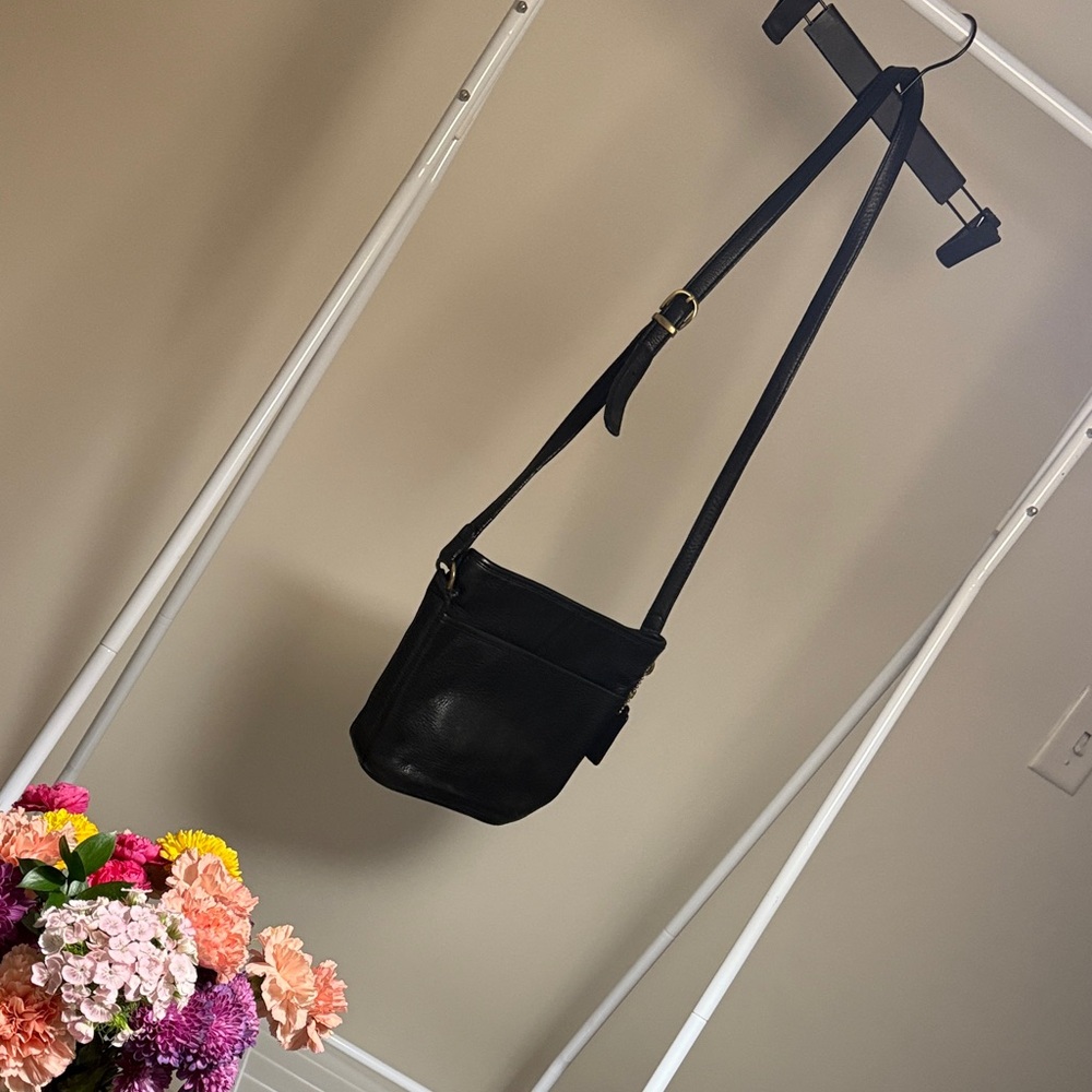Leather Black Coach Crossbody Bag